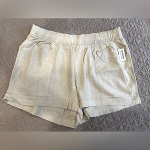 Old Navy Linen Blend Shorts